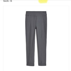 NWT Tribal Fia High Rise Cuffed Straight Trouser Dark Grey Size 6